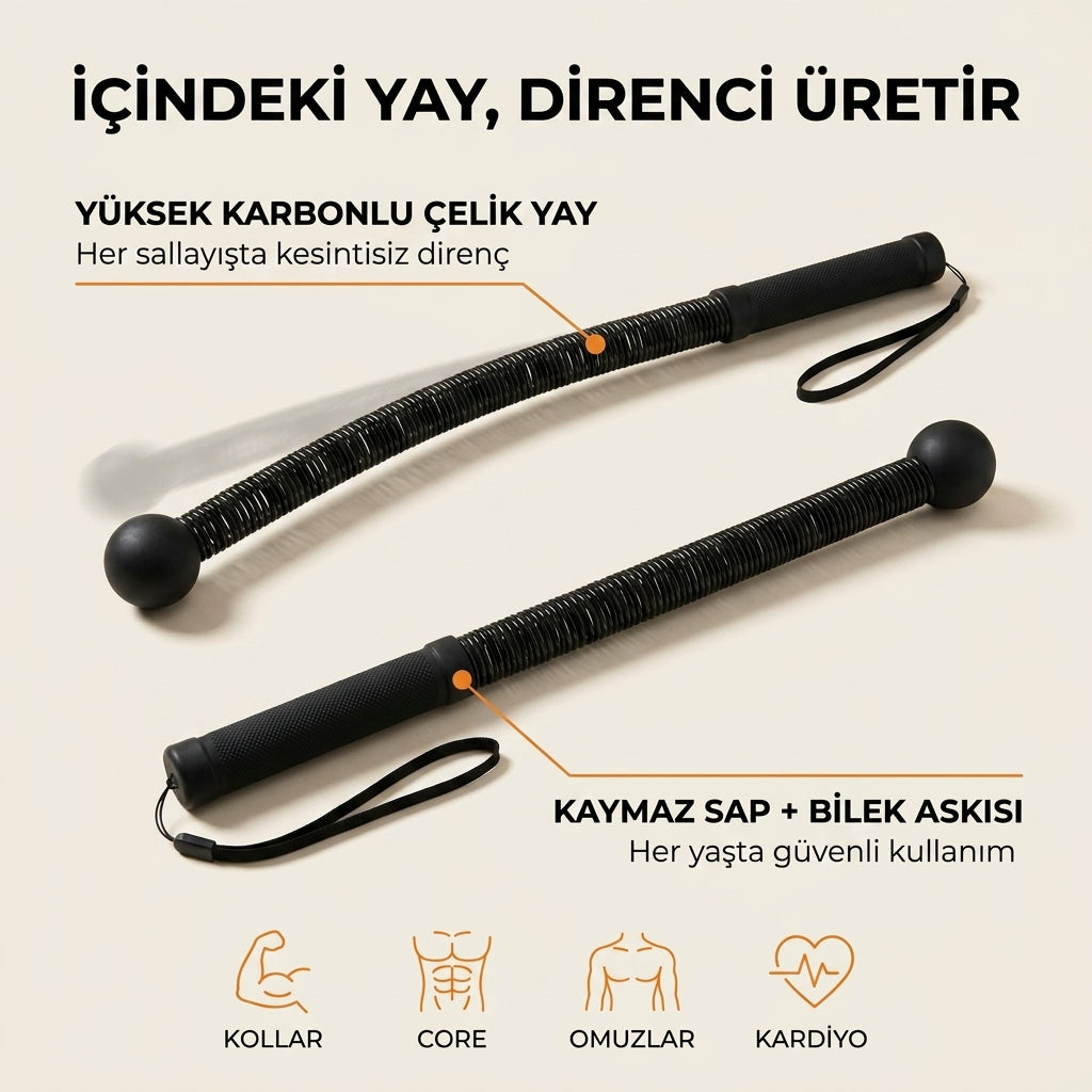 İpsiz Battle Rope Antrenman Seti